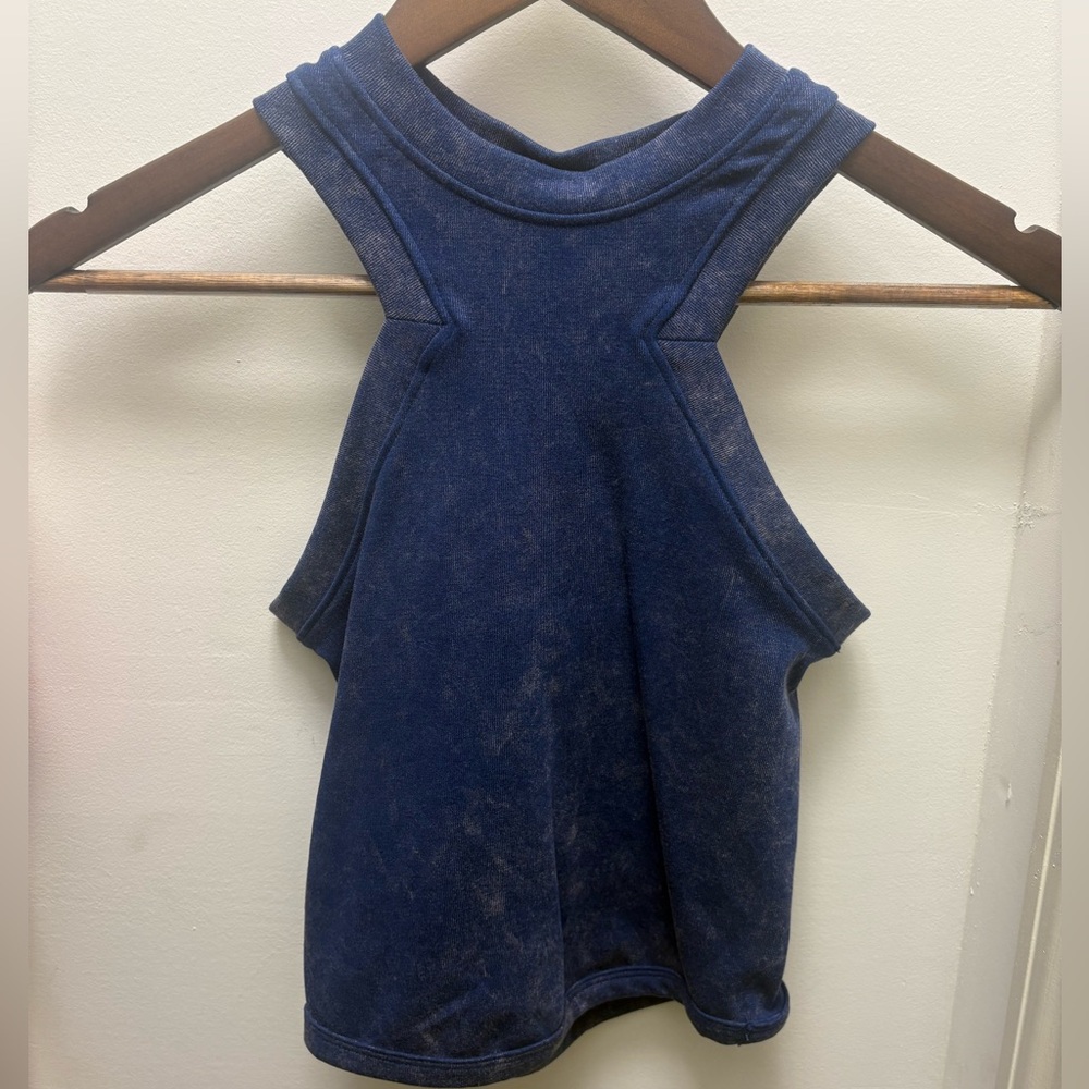 Blue athletic top - S/M - Sincerely Jules